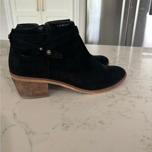 Melrose and Market Black Suede Chelsea Booties